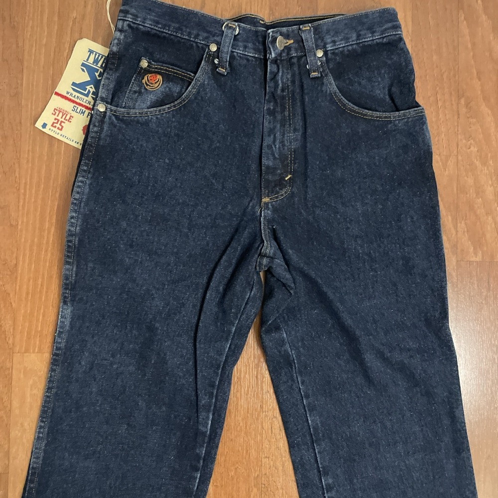 NOS Wrangler Men's Twenty X Slim Fit 25MWX Denim Jeans 31x34 - Picture 6 of 10